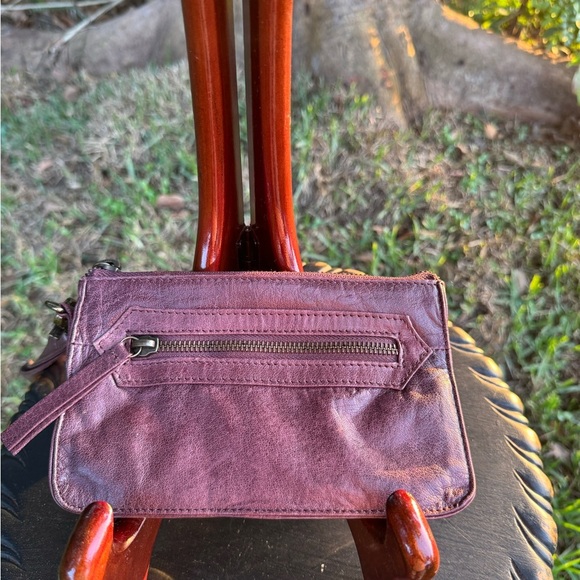 Anthropologie “Day & Mood” purple leather pouch - Picture 2 of 4